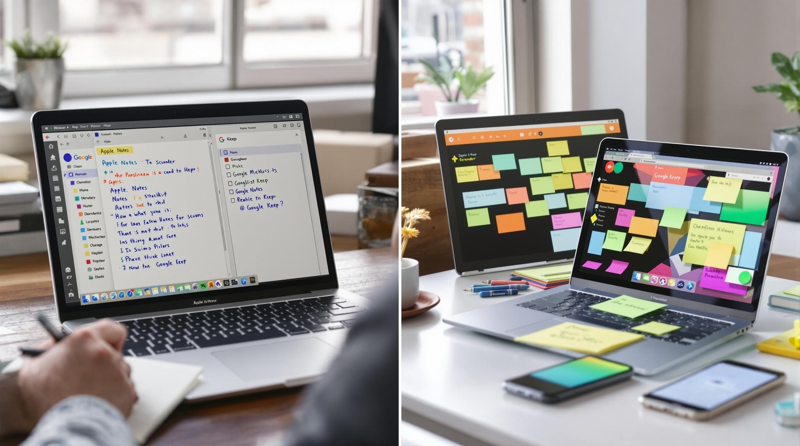 Apple Notes vs Google Keep for Real Workflow Builders