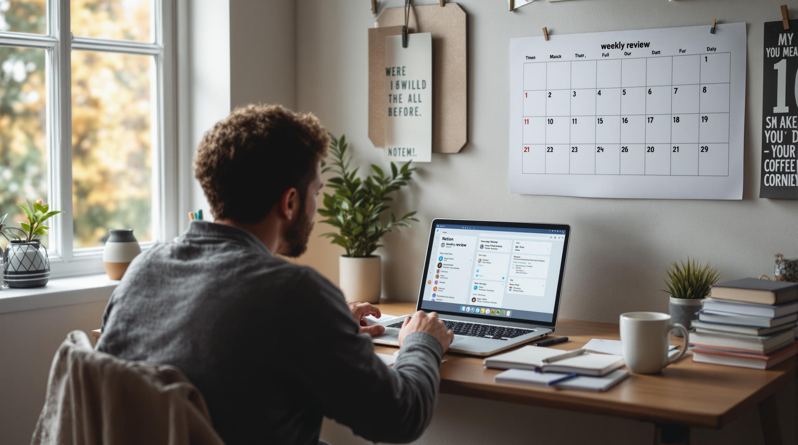 Building a Weekly Review in Notion That Mostly Just Works