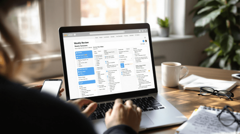 Creating a Weekly Review Workflow in Notion That Actually Holds Up