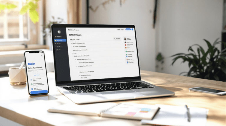 How I Actually Use SMART Goals in Notion and Zapier