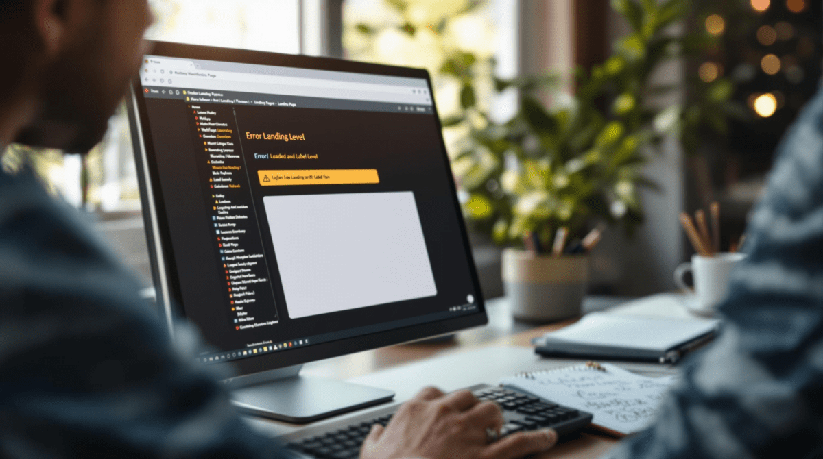 Prompt-Generated Landing Pages Keep Breaking at Label Level