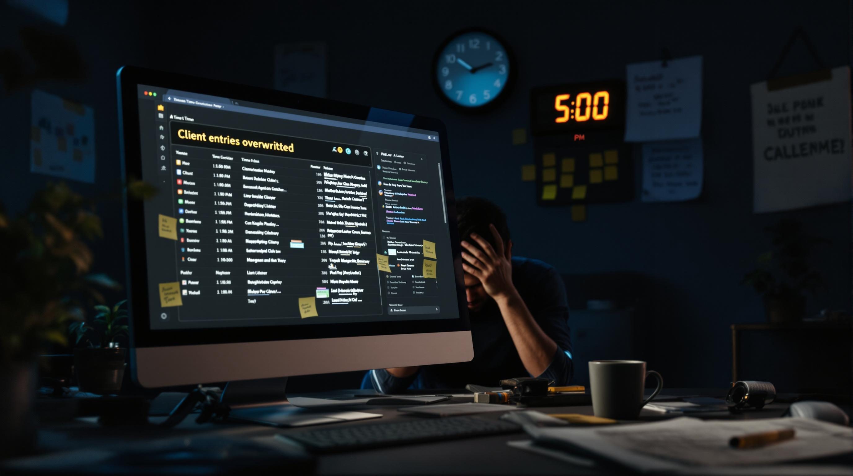 Why This Time Tracking Bot Overwrote Every Client Entry